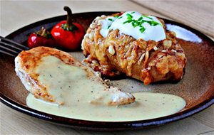 Patatas Rellenas Gratinadas Hasselback