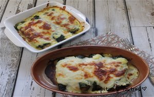 Canelones De Acelgas Con Champiñones Y Gambas
