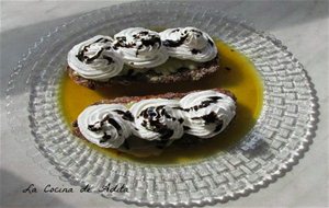 Torrijas, Con Lemon Curd Y Merengue A La Naranja
