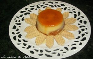 Flan De Huevos Con Biscotes
