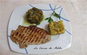 Fliletes De Ternera, Con Verduras Salteadas
