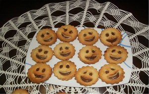 Galletas  De Caritas Con Chocolate
