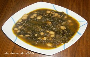 Potaje De Garbanzos, Con Espinacas
