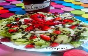 Ensalada Verde Con Fresas
