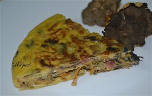 Tortilla De Camagrocs Con Jamón Y Cebolla
