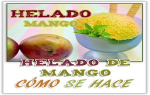 Helado De Mango.
