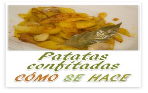 Patatas Confitadas Y Fritas
