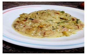 Espaguetis  De Calabacin A La Carbonara