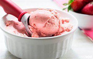 Helado De Frutilla & Plátano
