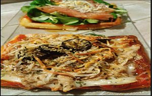 Una Cena Rápida: Gofre-pizzas
