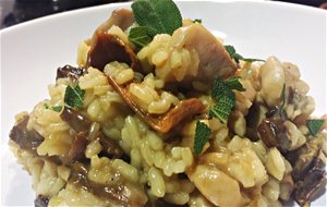 Risotto De Pollo Con Boletus Y Salvia
