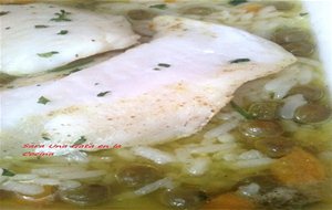 Arroz Caldoso Con Merluza
