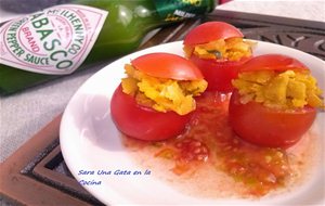 Cherrys Rellenos De Humus De Garbanzos
