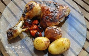 Pollo Asado Con Tomatitos
