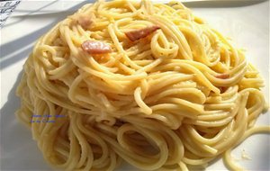 Espaguetis A La Carbonara
