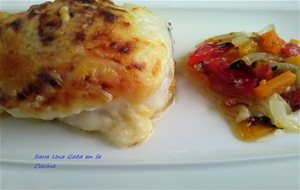 Merluza Gratinada Con Verduras
