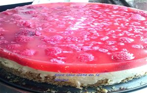 Tarta De Queso Y Frambuesas
