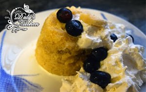 Mug Cake De Plátano Y Actimel
