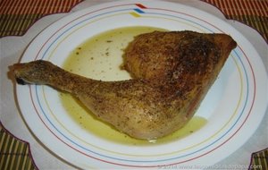 Cuartos De Pollo Al Horno