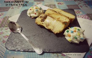 Pudin De Panettone De Frutas Y Pasas
