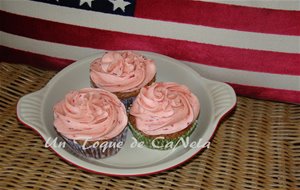 Cupcakes De Fresones Con Frosting De Fresones (sin Huevos, Sin Leche, Sin Mantequilla)
