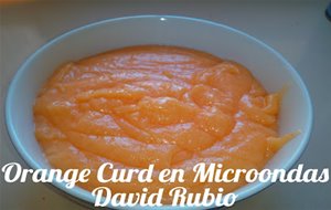 Orange Curd Al Microondas
