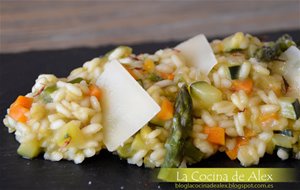 Risotto De Verduras De Temporada
