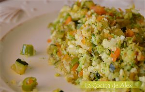 "cous Cous Vegetal" De Coliflor Y Brocoli
