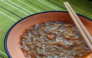 Fideos Konjac A La Boloñesa
