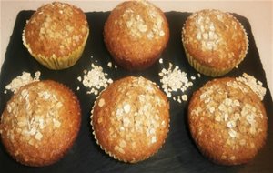 Muffins Integrales De Avena
