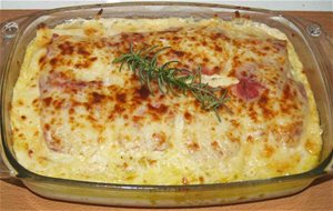 Pastel De Queso Y Bacon