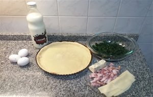 Quiche De Espinacas, Bacon Y Queso
