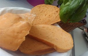 Pan De Tomate Con Albahaca (a Mano Y Con Amasadora)
