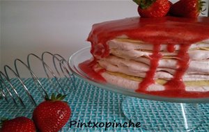 Tarta De Crepes Y Fresas Sin Horno Con Y Sin Gluten
