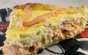 Tarta De Salmón Y Ricotta
