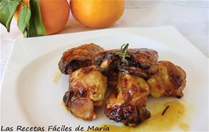 Alitas De Pollo Con Naranja Y Romero