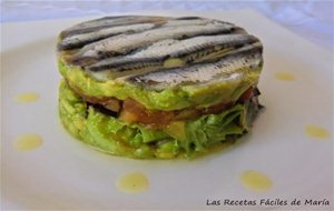 Boquerones Con Aguacate En Tartar