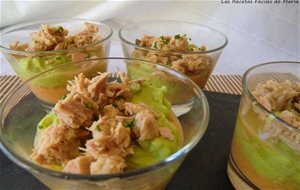 Ensalada Fácil De Aguacate Con Atún En Vasitos