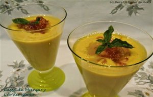 Lassi De Mango Y Cardamomo, Bebida India
