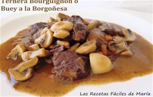 Ternera Bourguignon O Buey A La Borgoña