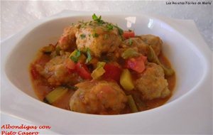 Albóndigas Con Pisto Casero