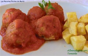 Albóndigas Con Tomate, Receta Fácil