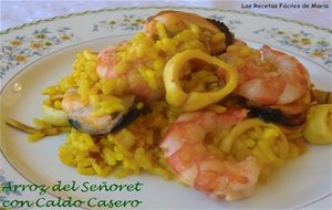 Arroz Del Señoret Con Caldo Casero