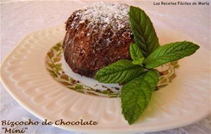 Bizcocho De Chocolate &#8220;mini&#8221;