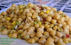 Ensalada De Garbanzos Rápida