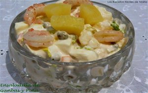 Ensaladilla De Gambas Y Piña