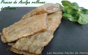 Pencas De Acelga Rellenas De Jamón