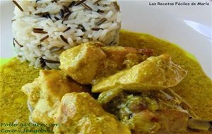 Pollo Al Curry Con Coco Y Jengibre