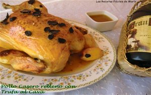 Pollo Casero Relleno Con Trufa Al Cava