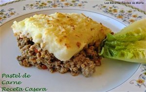 Pastel De Carne Receta Casera-cotagge Pie